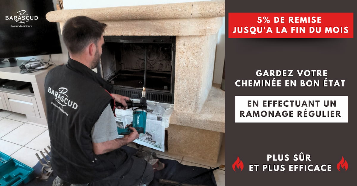 5 % sur un Ramonage plus sûr et plus efficace